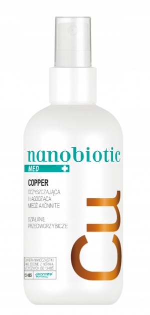 

Płyn na grzybicę z miedzią koloidalną Nanobiotic