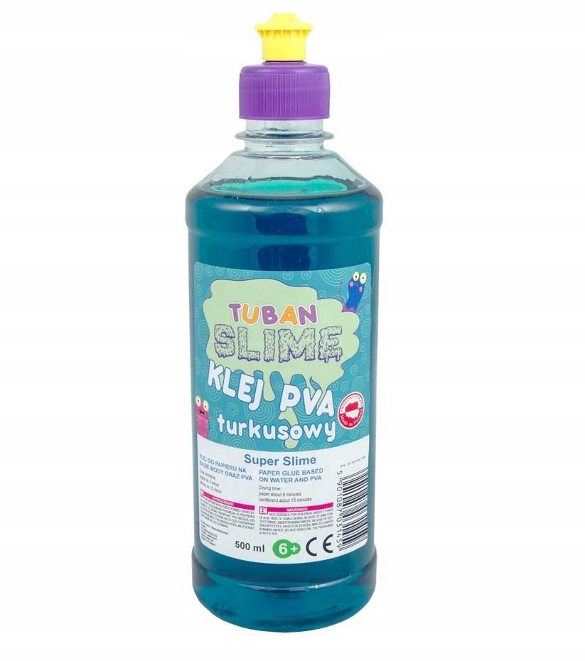 

Tuban Turkusowy Klej Pva Do Slime Gluty 500 ML