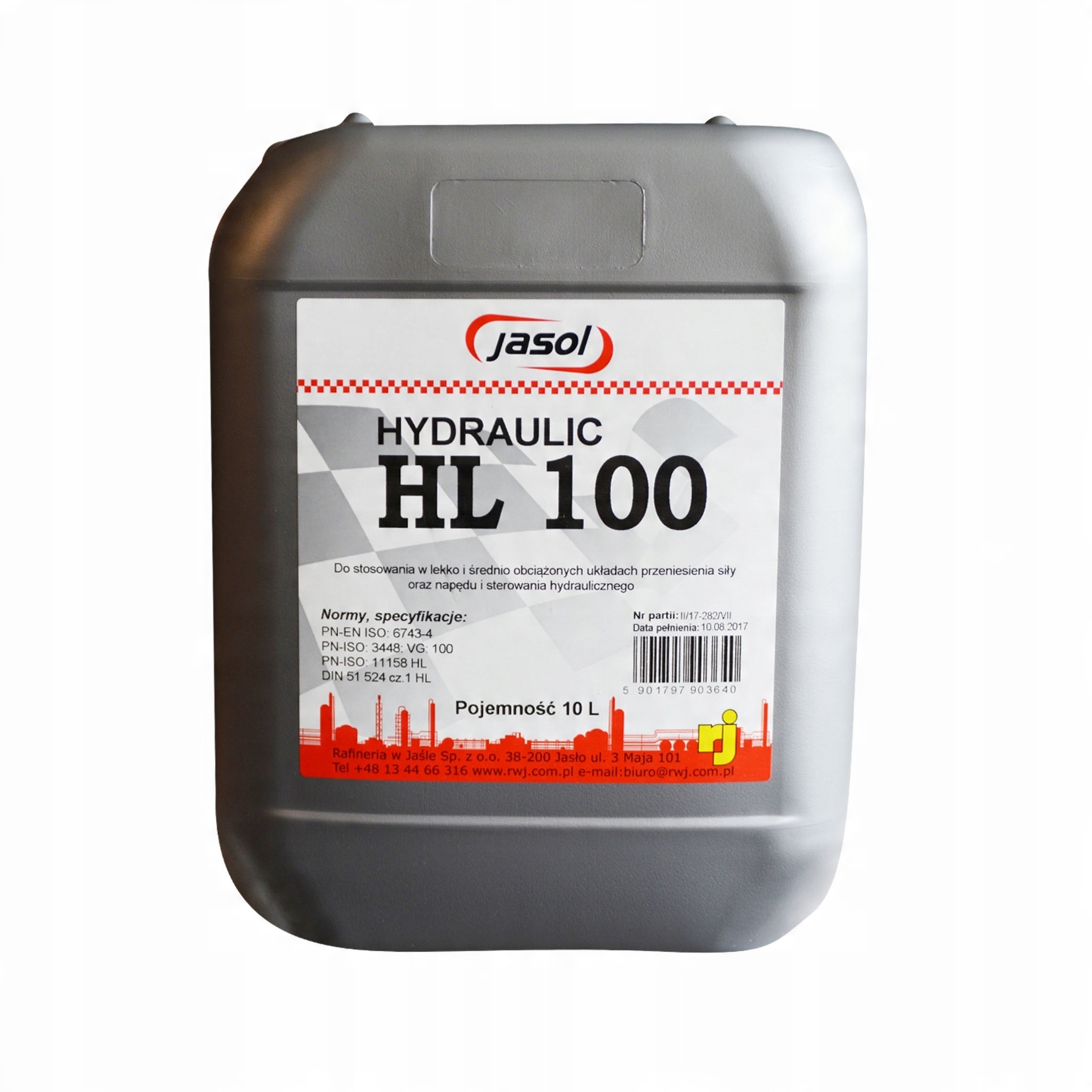 

Olej Hydrauliczny Jasol HL100 10 litrów