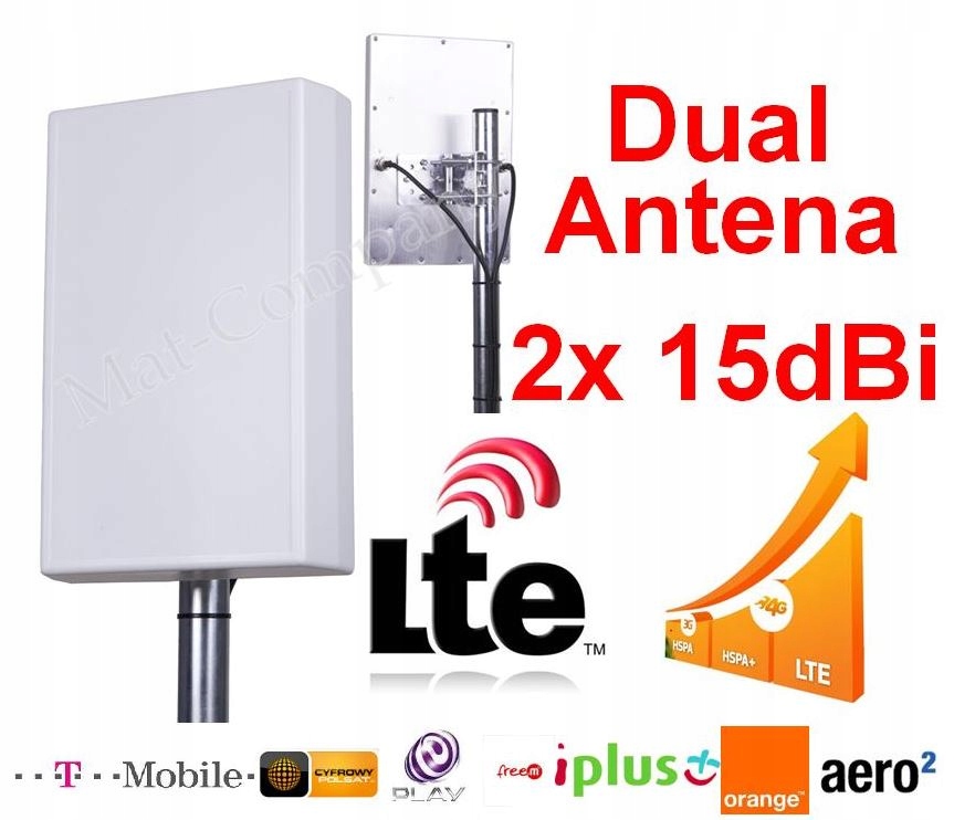 ZEWNĘTRZNA ANTENA LTE ROUTER B593 B315 B525 B535 Marka MAT