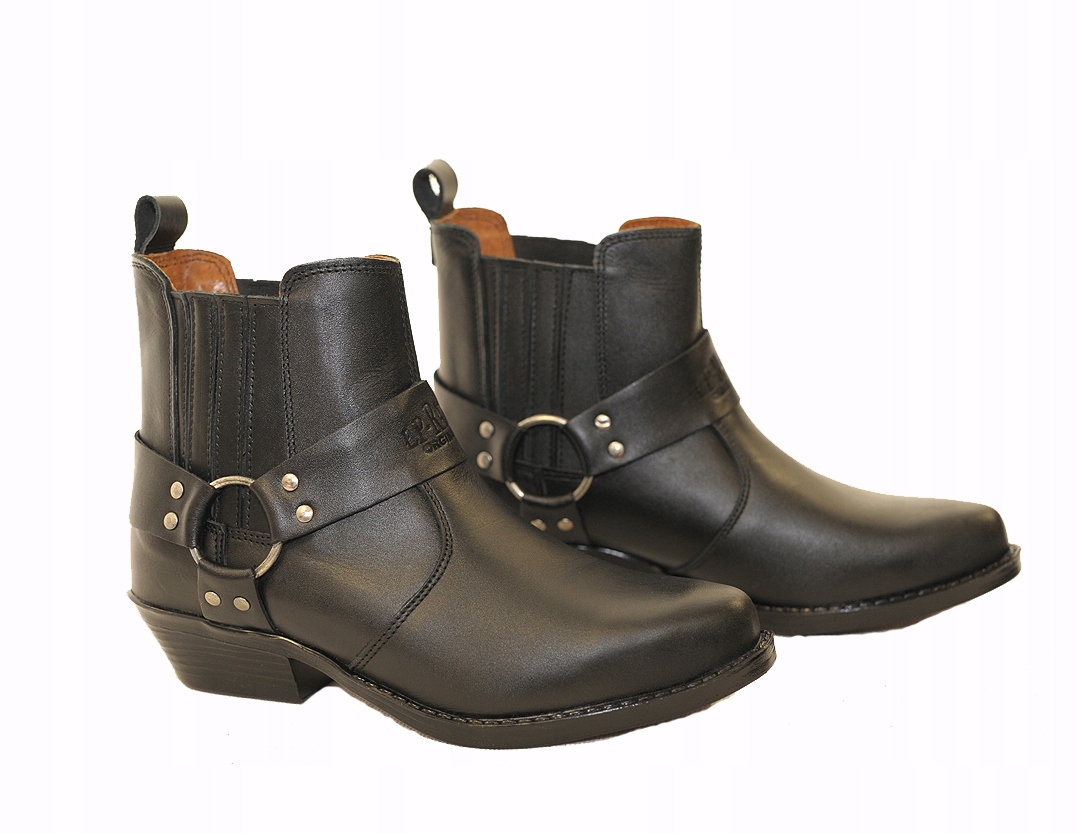 

Buty Motocyklowe Skórzane Kowbojki Chopper KG1 36