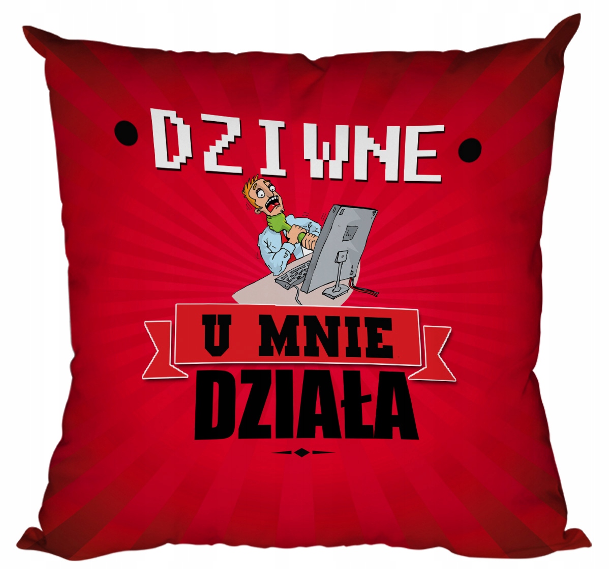 

Duża Poduszka prezent dla Informatyka Różne Wzory