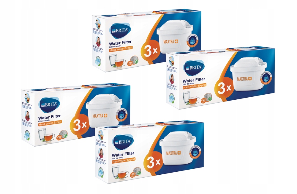 

Filtr wody Brita Maxtra+ Hard Water Expert 4x3szt