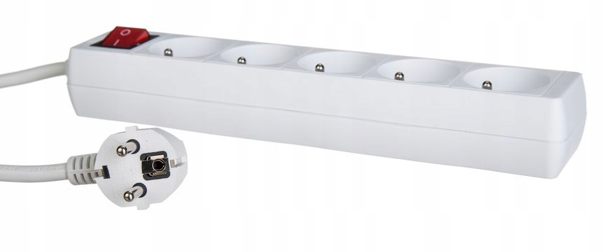 PRZEDŁUŻACZ LISTWA ZASILAJĄCA 5 GNIAZD 5 METRÓW Marka Aigostar