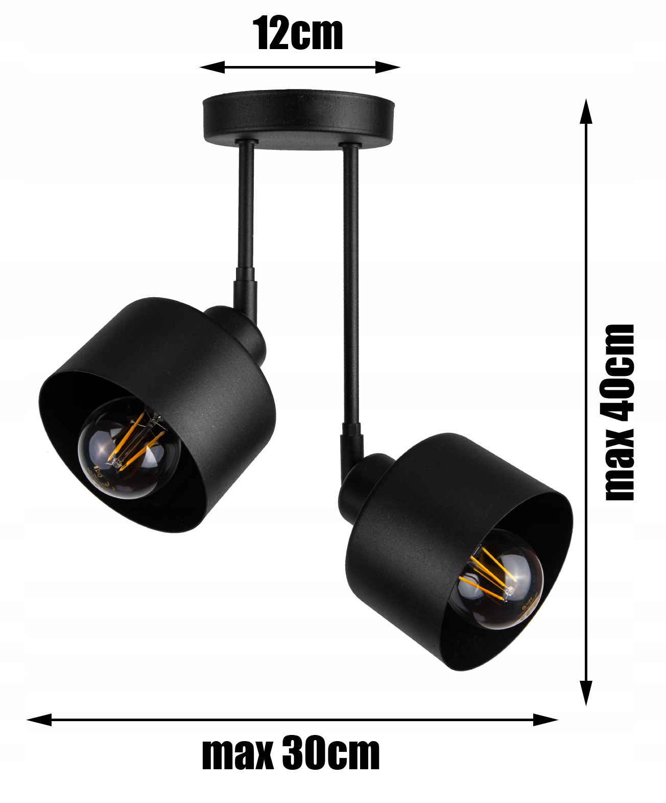 LAMPA SUFITOWA PLAFON ŻYRANDOL LOFT EDISON LED Kod producenta 1702