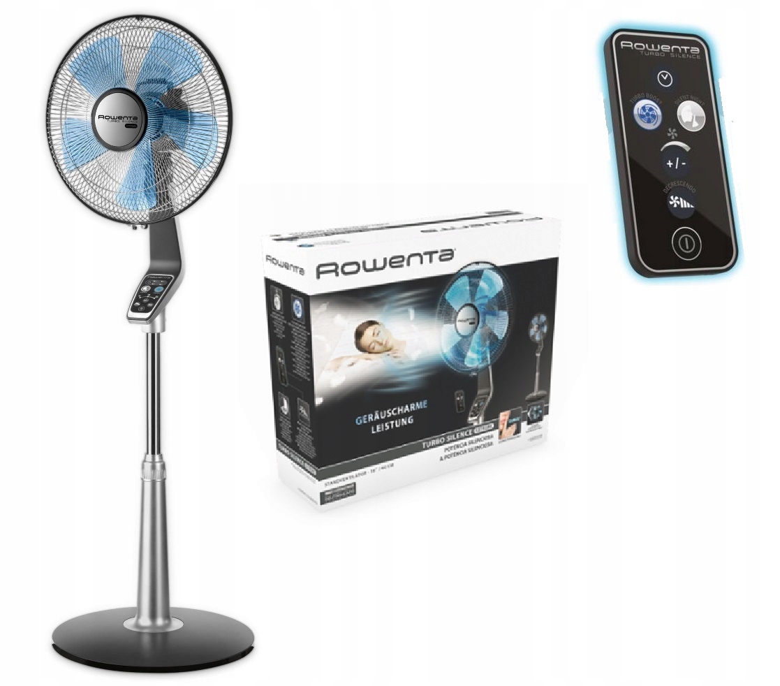 

Wentylator Stojący Rowenta VU5670 Cichy 35dB