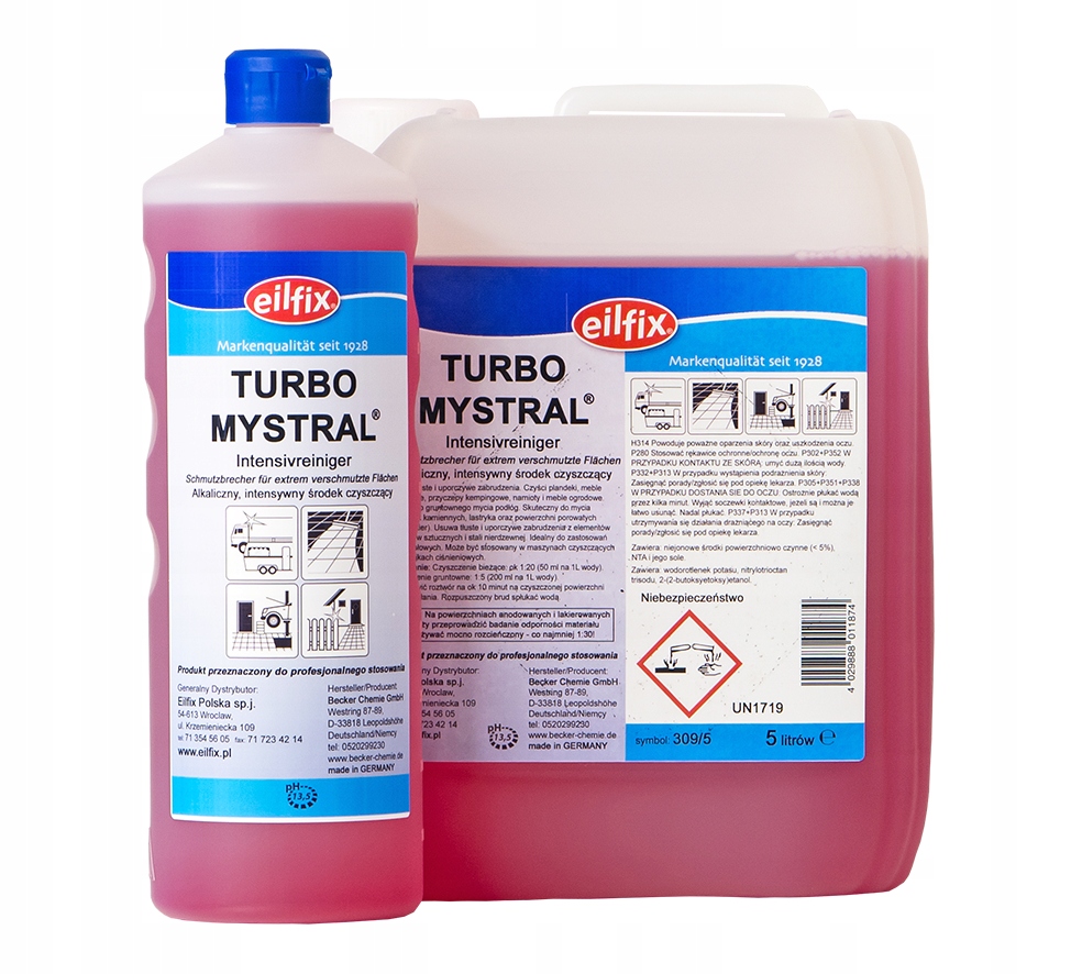 

Mycie Podłóg koncentrat Turbo Mystral 1L