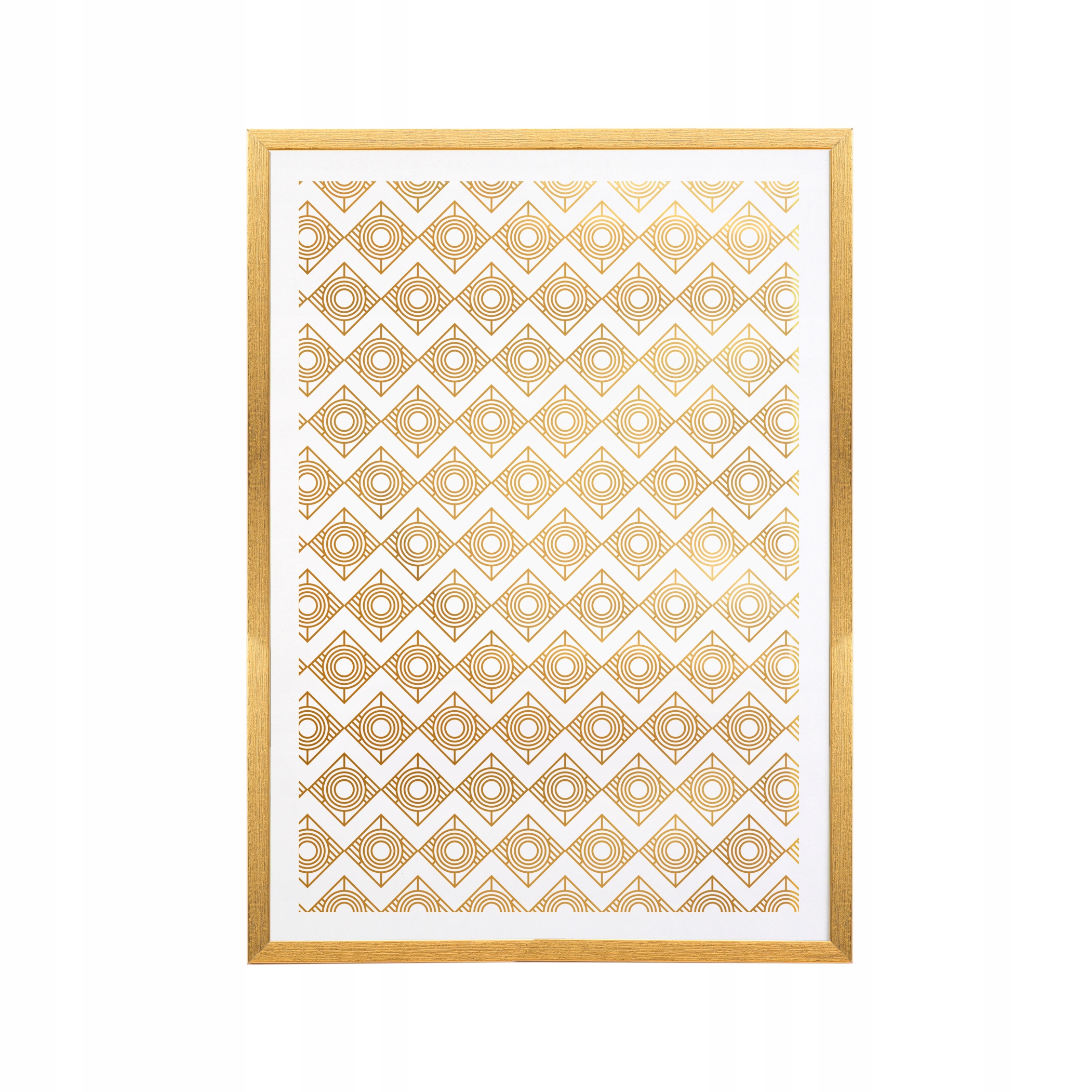 

Plakat pozłacany złoty 30x40 ramka geometryczny 3