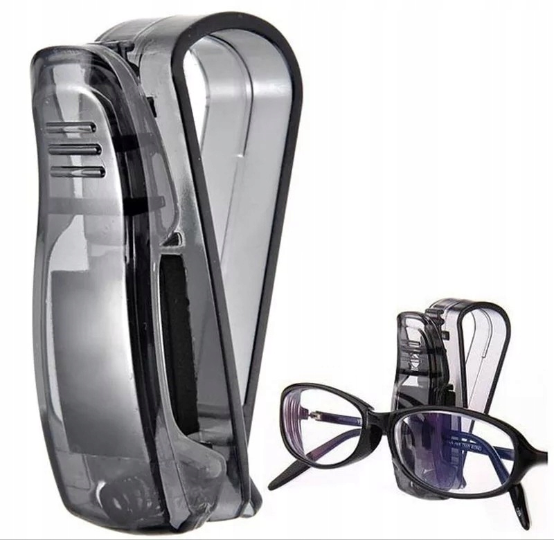 Łapka wieszak klips samochodowy do okularów do auta na słoneczko uchwyt Stan opakowania oryginalne