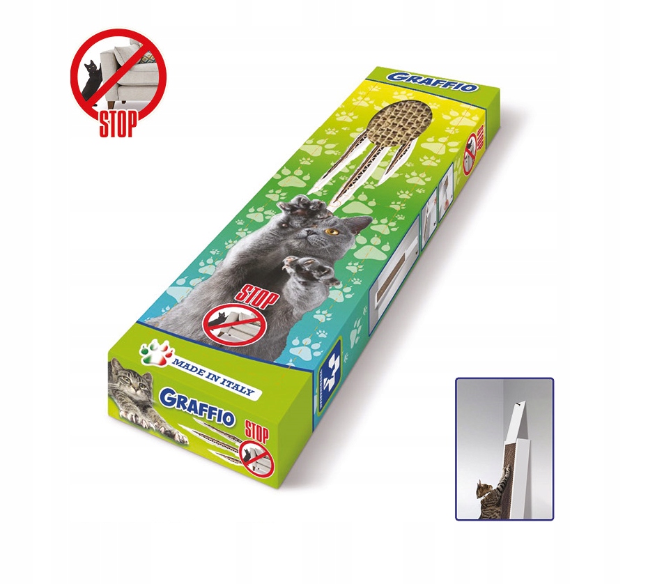 

Drapak kartonowy Graffio 50 x 12 x 5cm dla kota