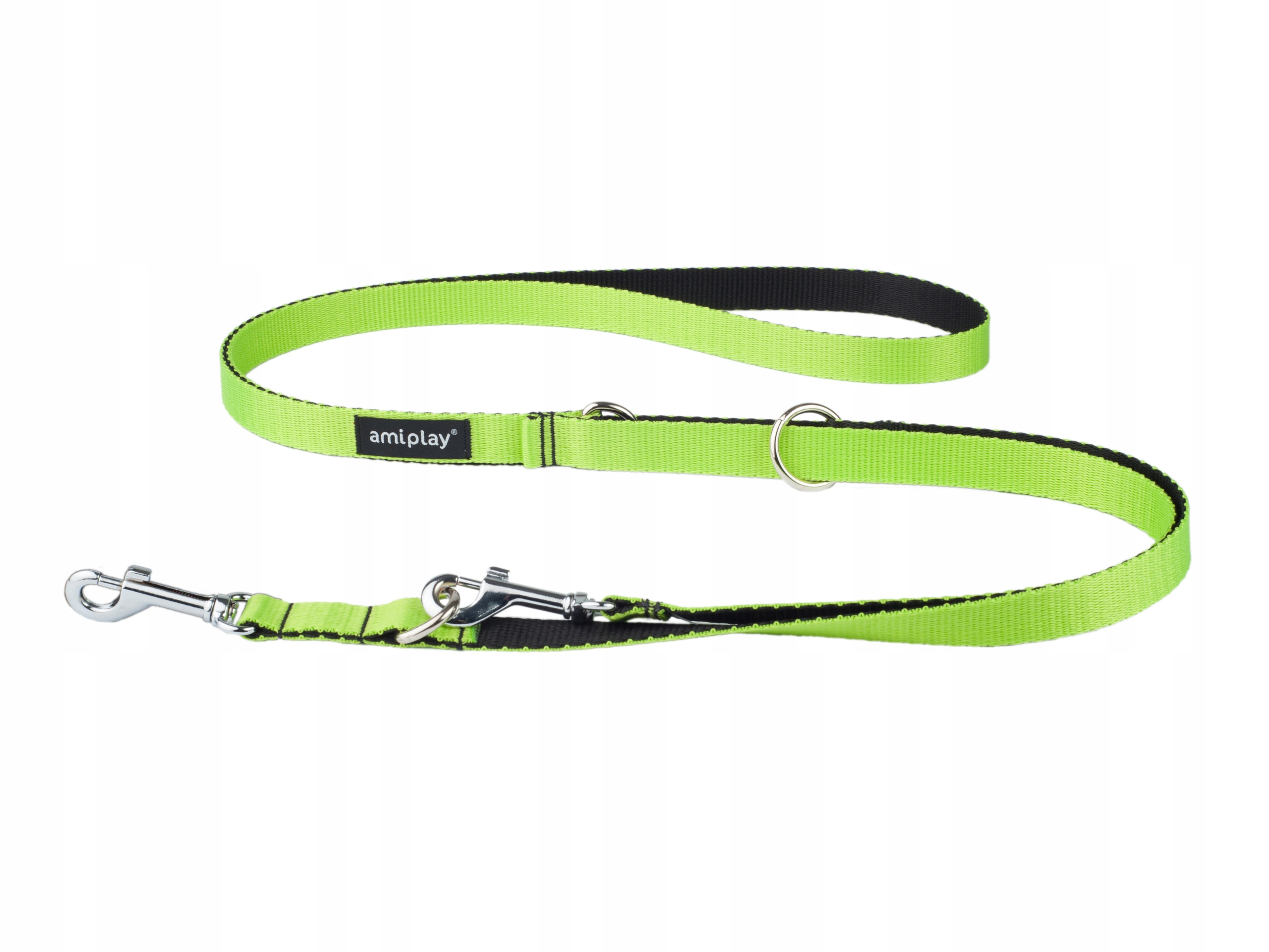 

amiplay Smycz przepinana 6in1 Twist M Zielona