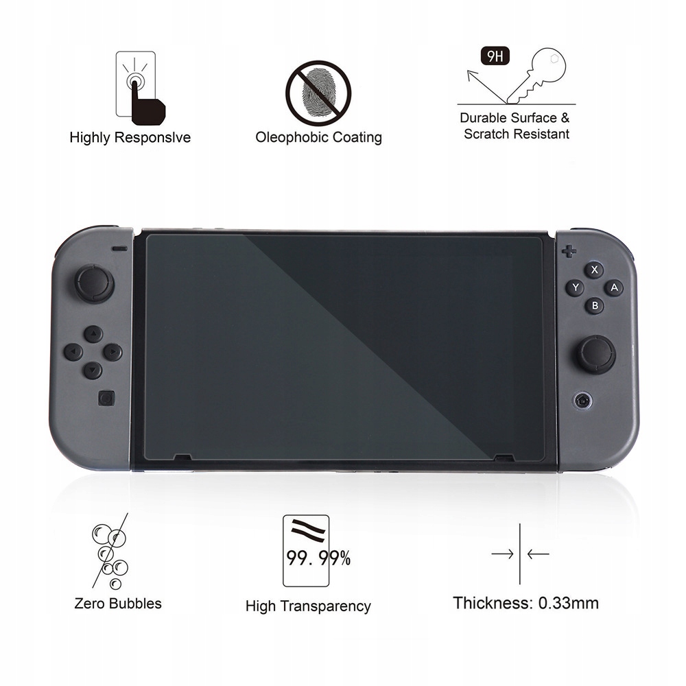 Szkło Hartowane OSŁONA Ochrona na Ekran LCD do Nintendo Switch OLED Producent Inna