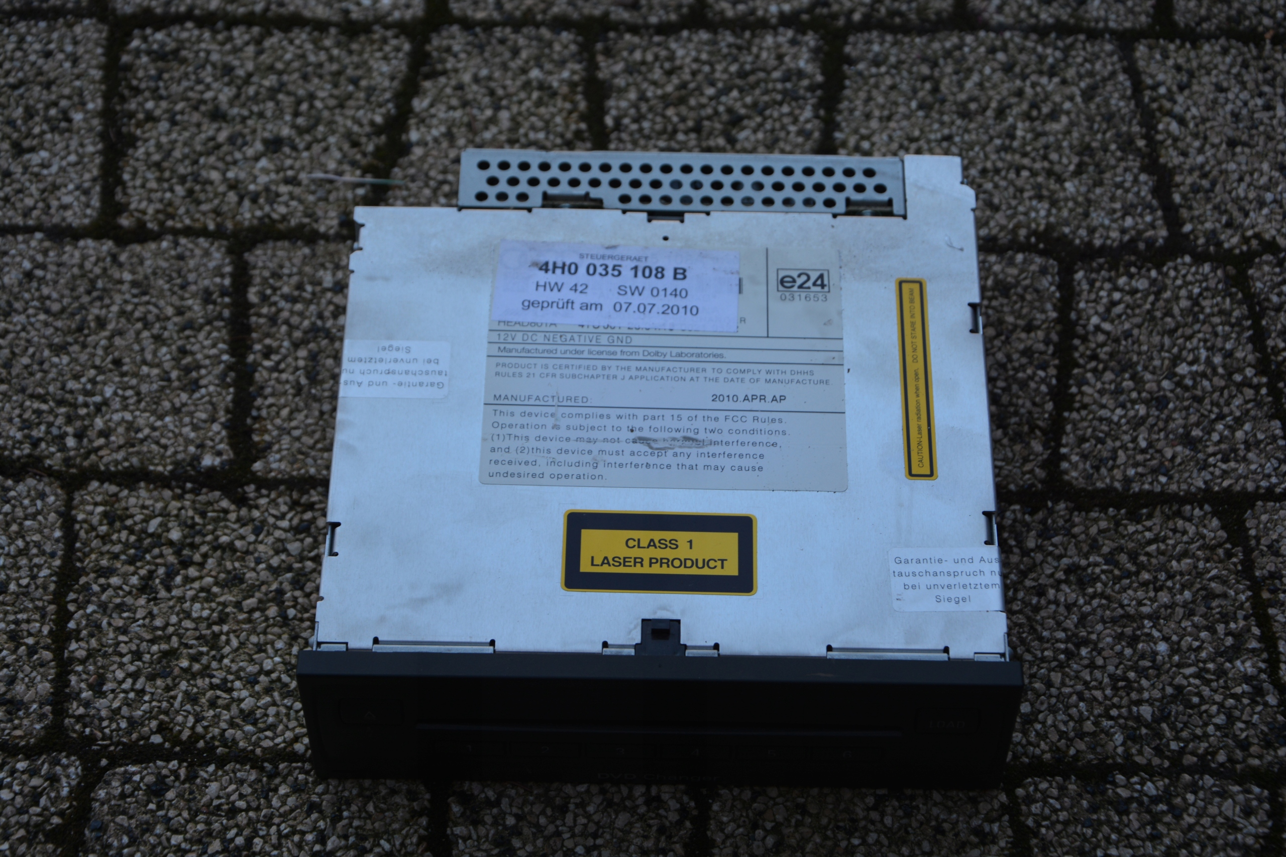 ZMIENIARKA DVD ALPINE TOUAREG 4,2TDI 4H0035108B