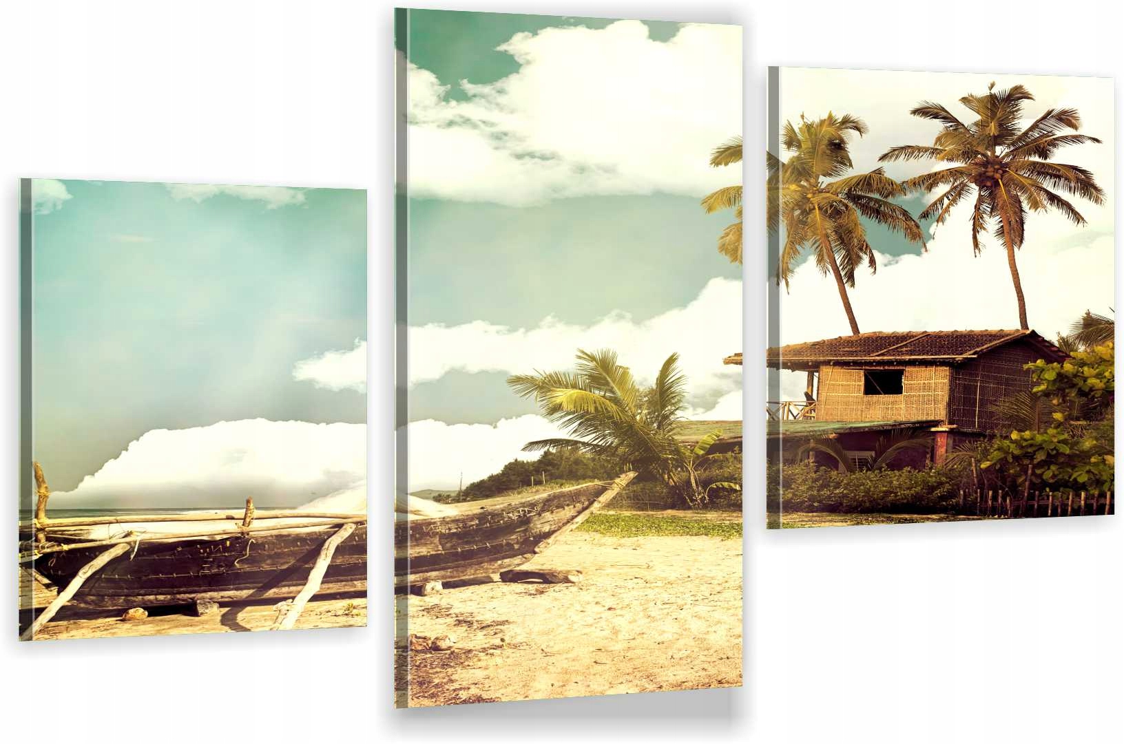 

Tryptyki Obraz Na Ścianę Plaża Palmy Łódź 800 Wz