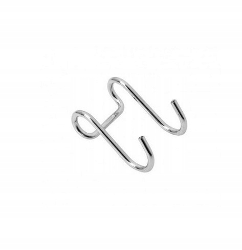 

Haczyk Podwójny Duży Na Reling Kuchenny FI16 Chrom