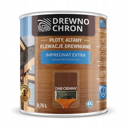 DREWNOCHRON IMPREGNAT EXTRA 0,75L DĄB CIEMNY Zastosowanie uniwersalne