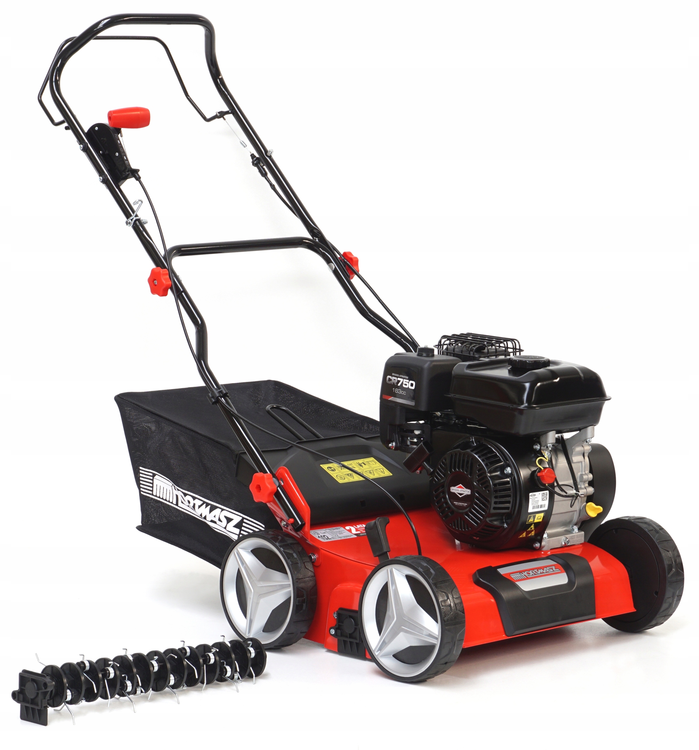 WERTYKULATOR, AREATOR SPALINOWY DO TRAWY, AERATOR Zasilanie spalinowe