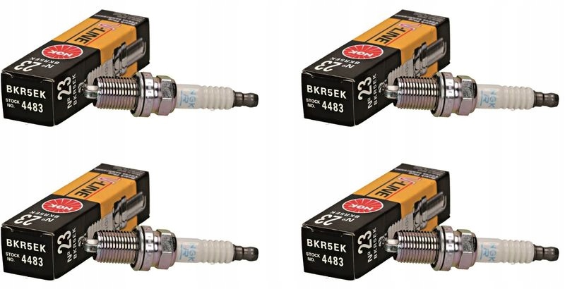 4483 NGK BKR5EK V-LINE 23 LPG ŚWIECA KOMPLET 4szt.