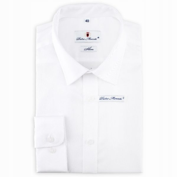Koszula Biała Pietro Monnti slim 42 188-194