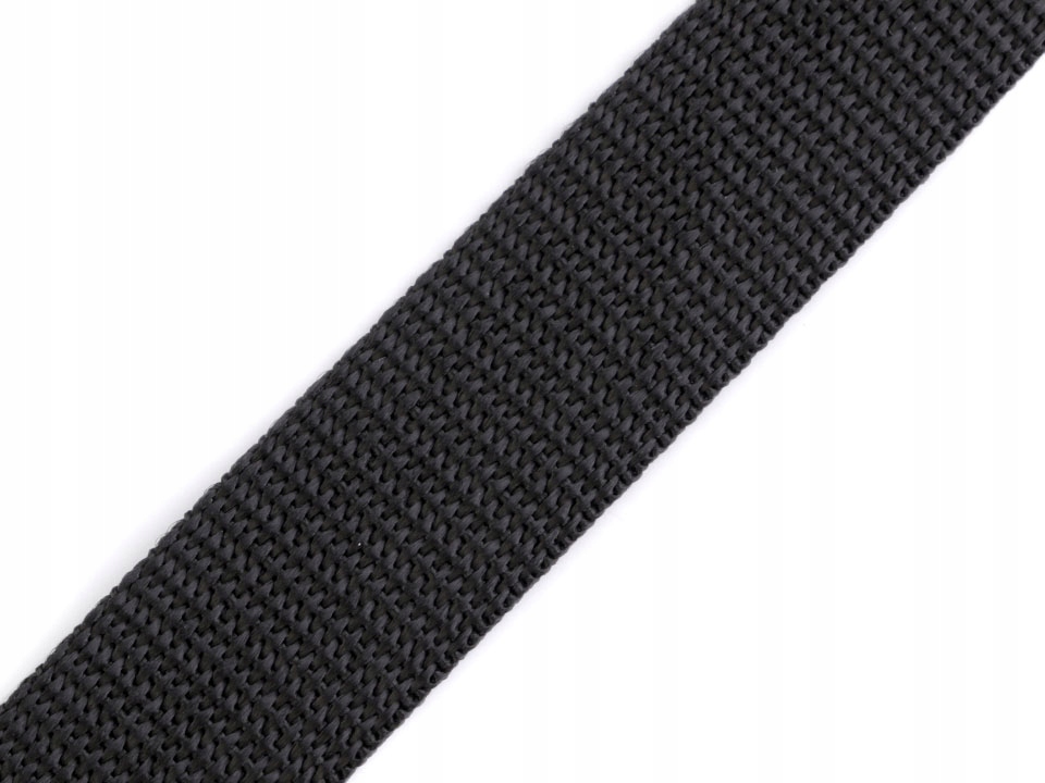 Popruh parciální 50 mm 50 mb Černá