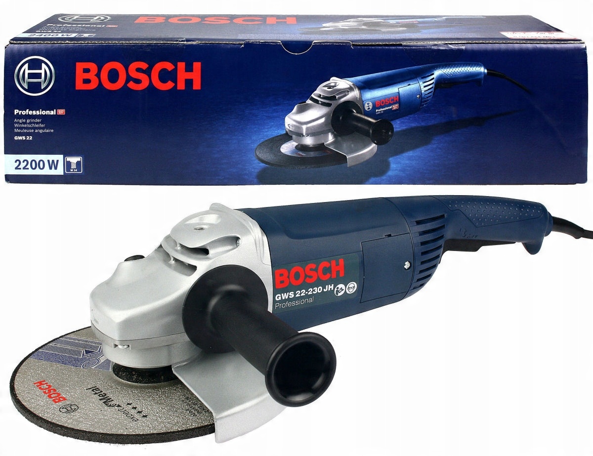 

Szlifierka Kątowa 2200W 230mm Gws 22-230 Jh Bosch