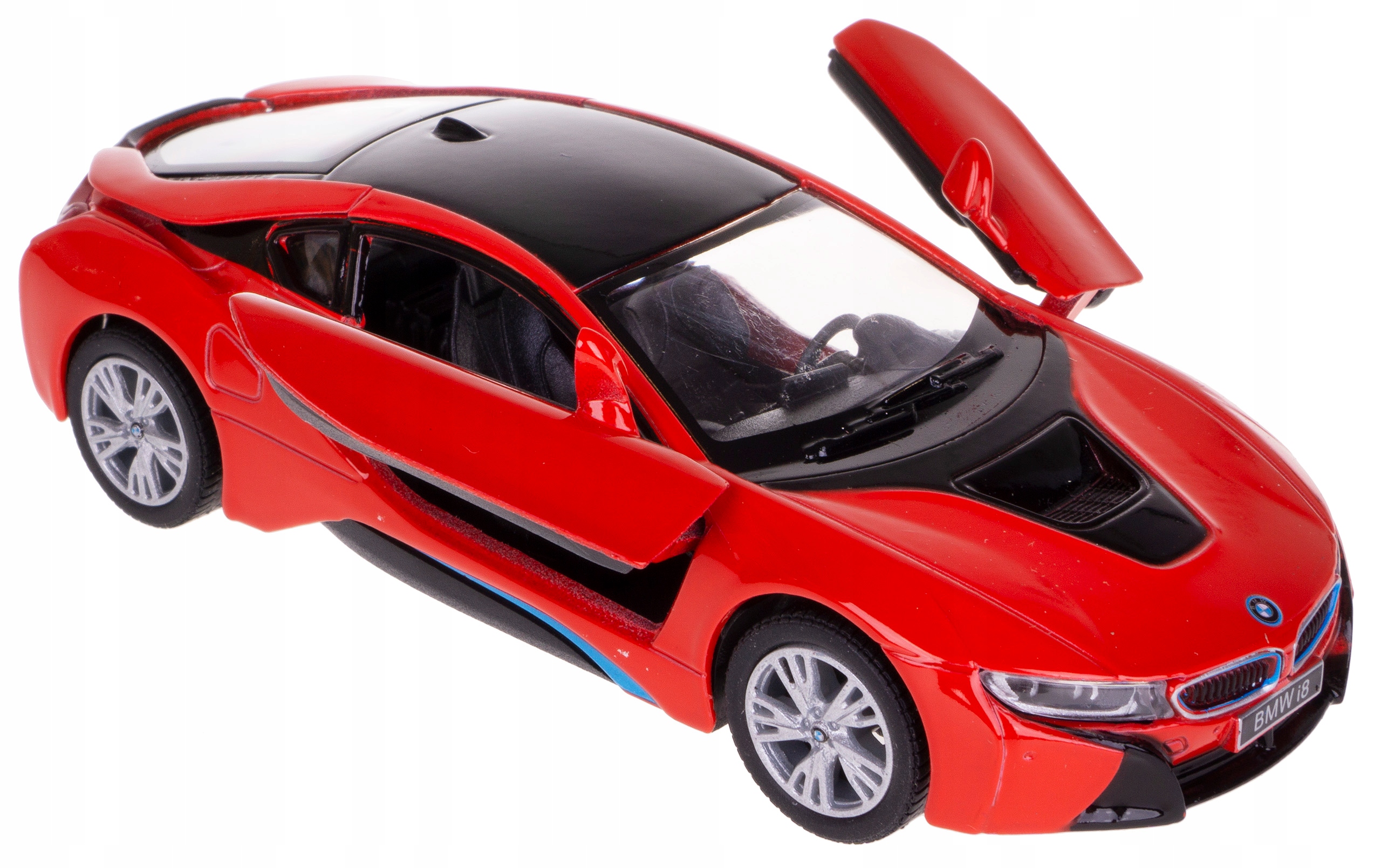 

Bmw I8 Model Metalowy 1:36 Kinsmart Czerwony
