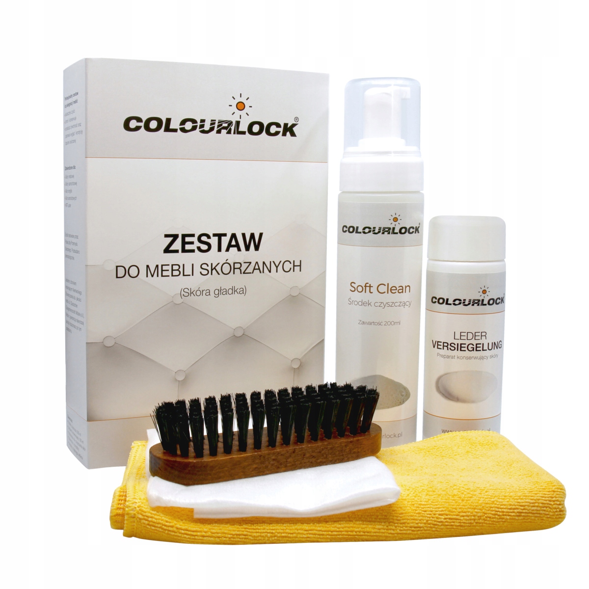 ZESTAW DO MEBLI Colourlock Soft Czyszczenie Skóry