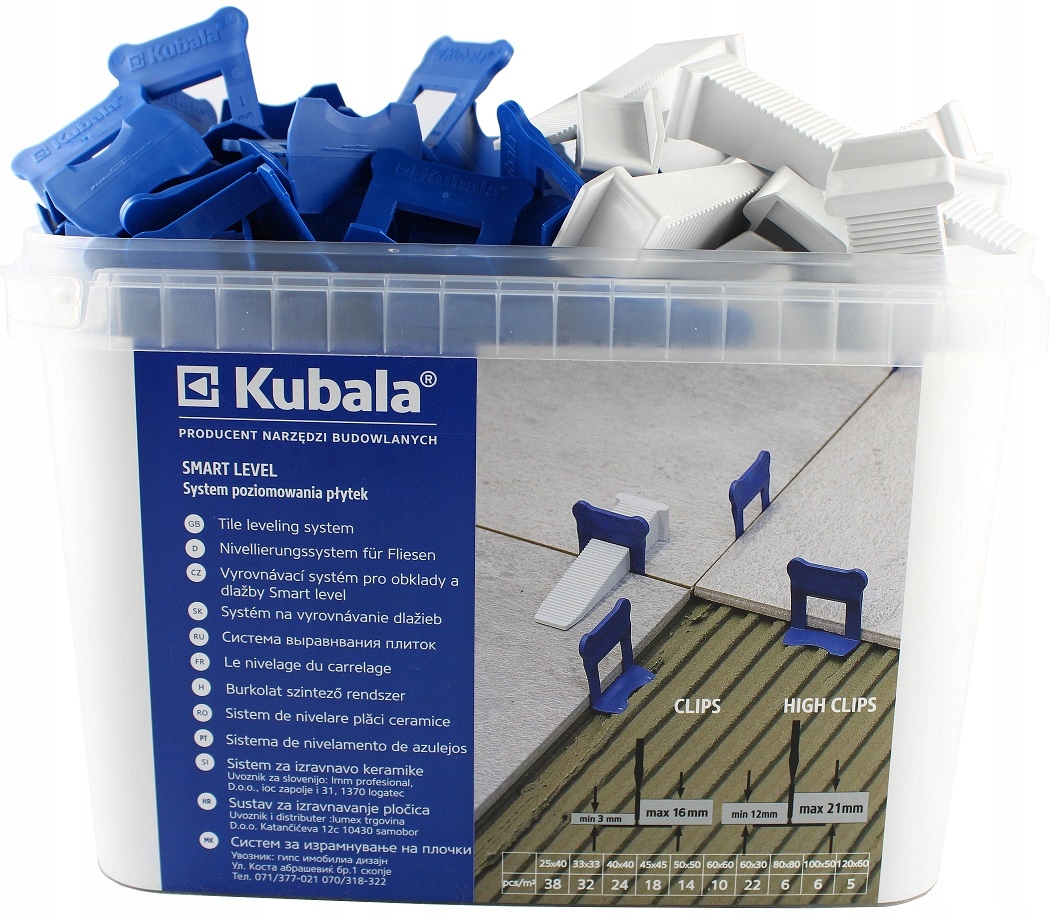 

Kubala System Poziomowania Płytek Smart Level