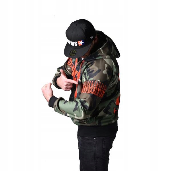 Bluza ZIP CAMO AK47 INFAMOUS TEAM M Model ZIP CAMO AK47