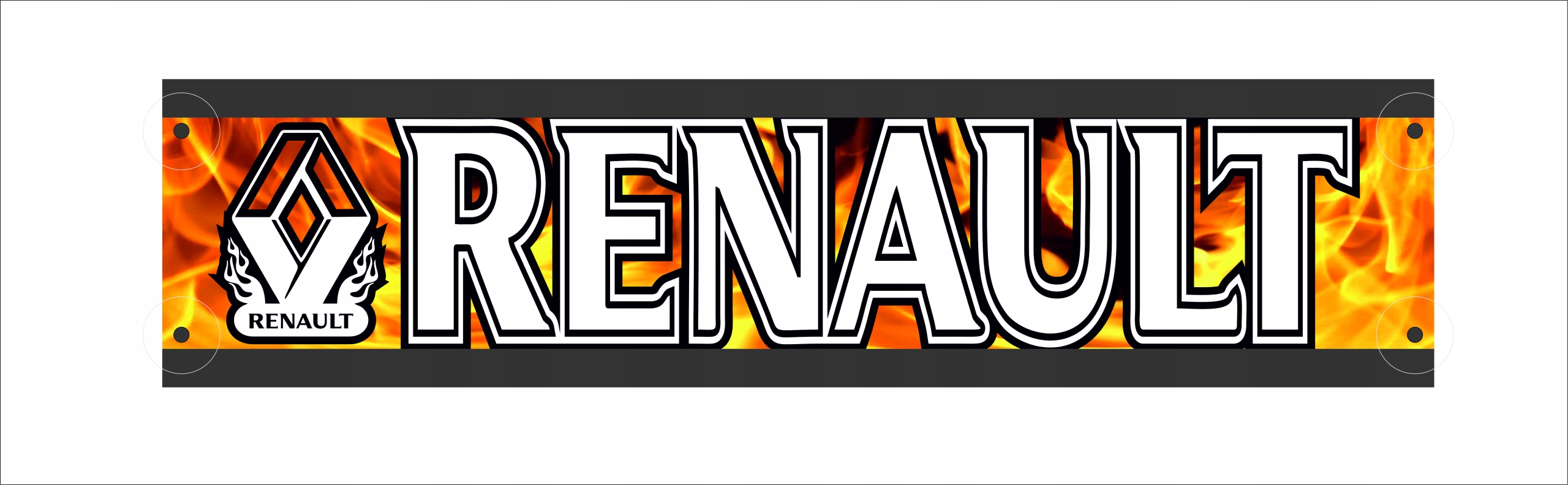 Номерний знак RENAULT 50X12 LED + безкоштовно