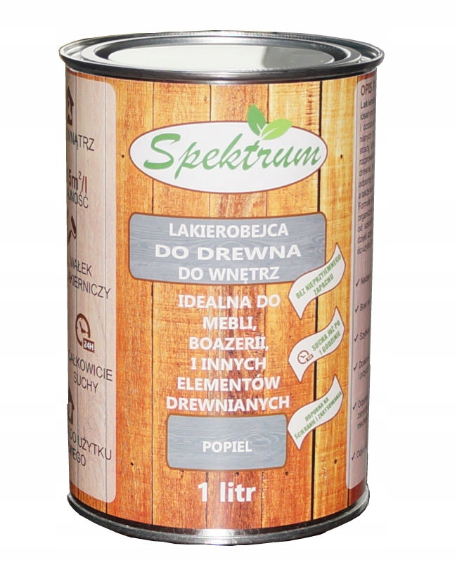 

Lakierobejca Spektrum 1litr kolor popiel
