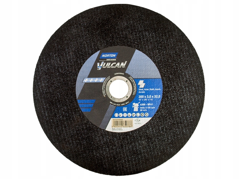 

Tarcza do metalu 300x3,0x 32mm Vulcan Norton 1szt
