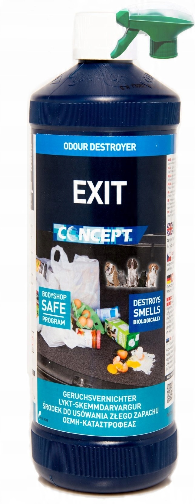 

Usuwanie zapachu moczu kota, psa Exit Concept 1L