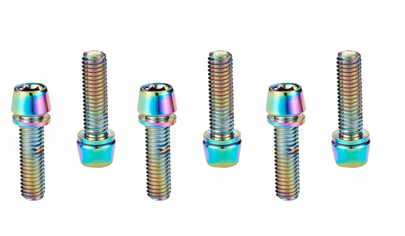 Tytan Look M5 Śruby x6 komplet Tune Kcnc Xtr Enve XX1