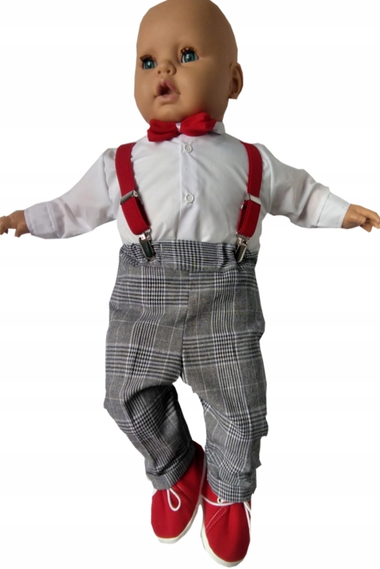 Garniturek do chrztu, ubranko, komplet, SZELKI 80 Marka bez marki