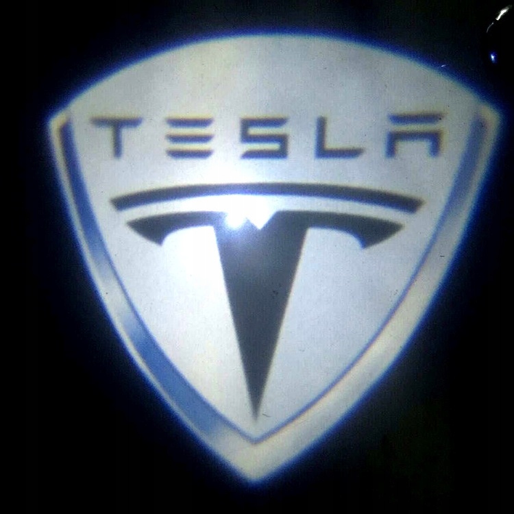 TESLA PROJEKTOR LOGO LED TESLA S X Y 3 Lampka HD Weight with packaging 0 2 kg
