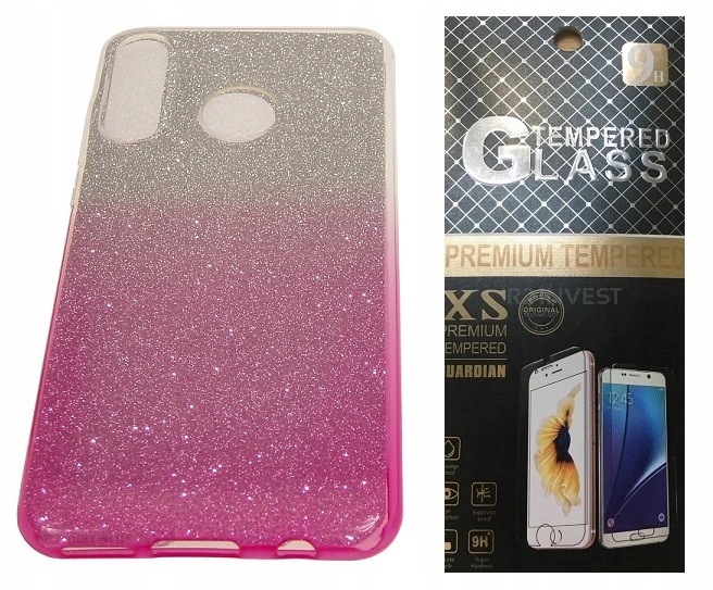 

Etui Glitter Ombre do Huawei P30 Lite + Szkło