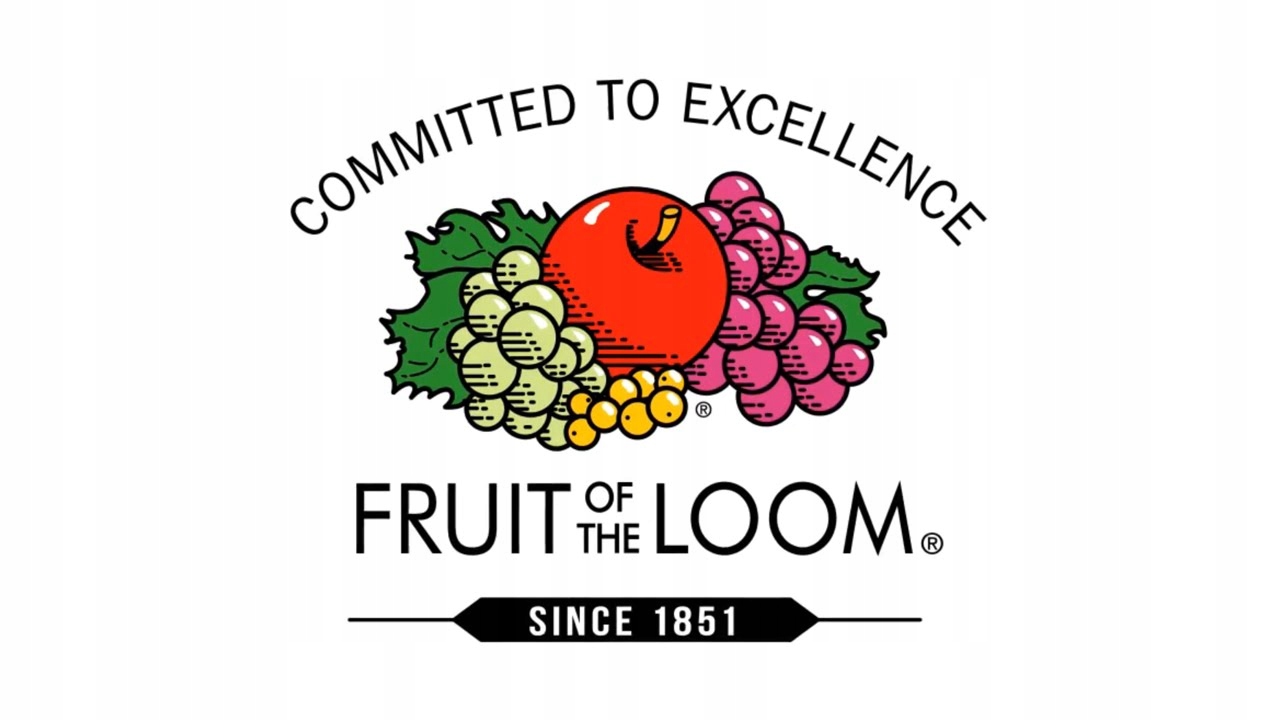 Фруктовый фирма. Fruit of the Loom логотип. Фрукты бренды. Фрут Лум. Бренд одежды Fruit of the Loom.
