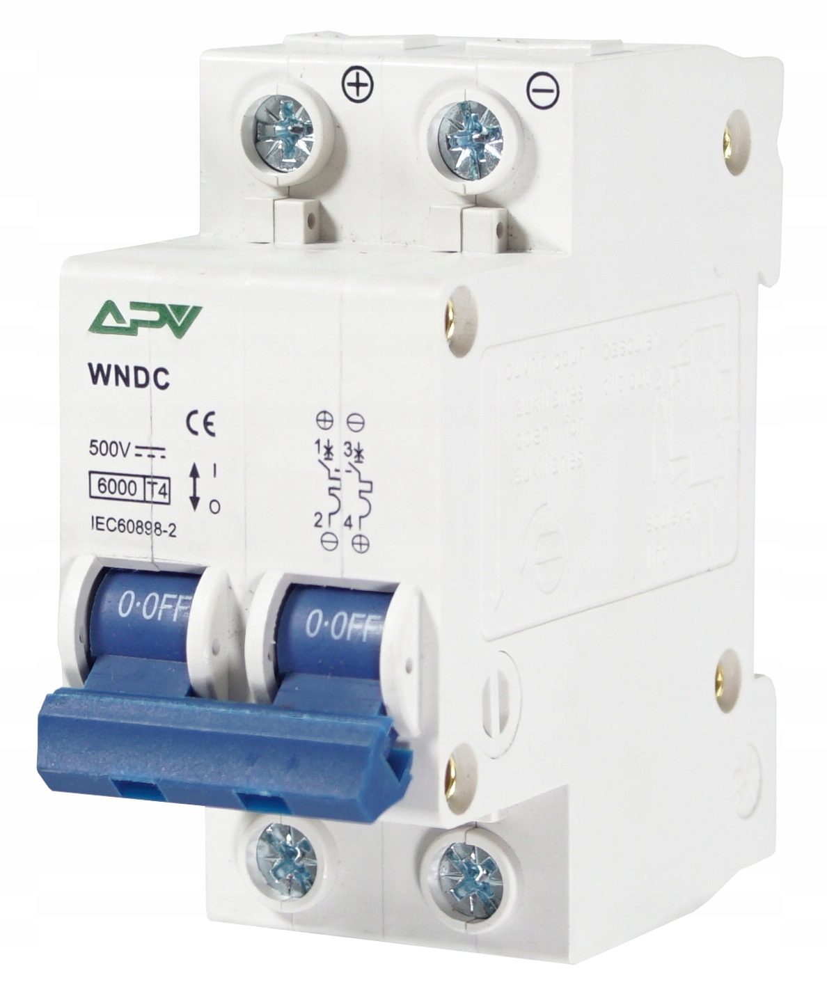 

Wyłącznik Nadprądowy Fotowoltaiczny 2P DC 10A 500V