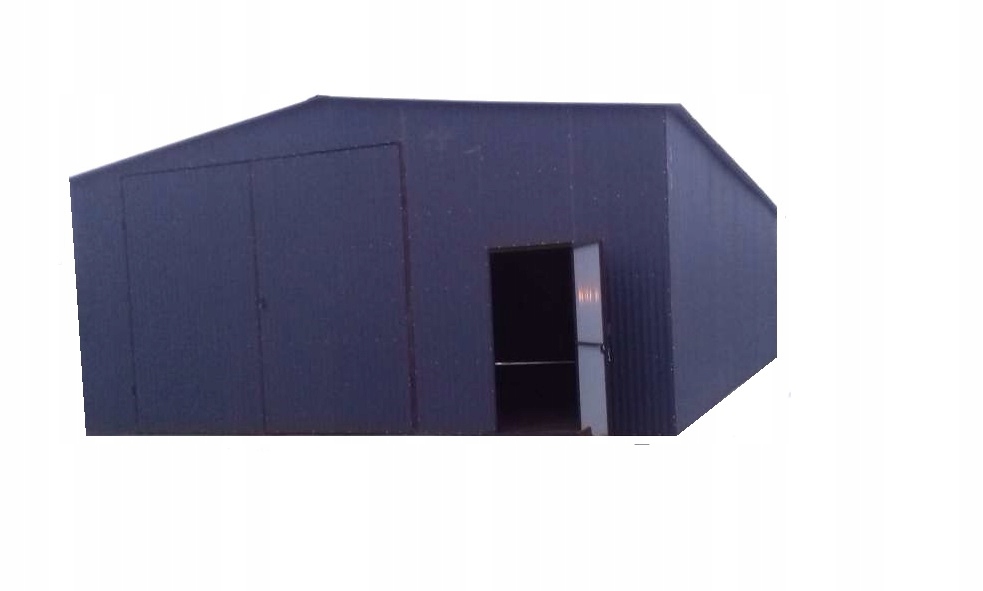 GARAŻE BLASZANE GARAŻ BLASZANY WIATY HALE 8x15