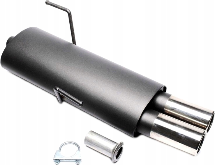 EVO206E276 - PEUGEOT 206 спортивний глушник вихлопної труби 2X76MM TECHNIX