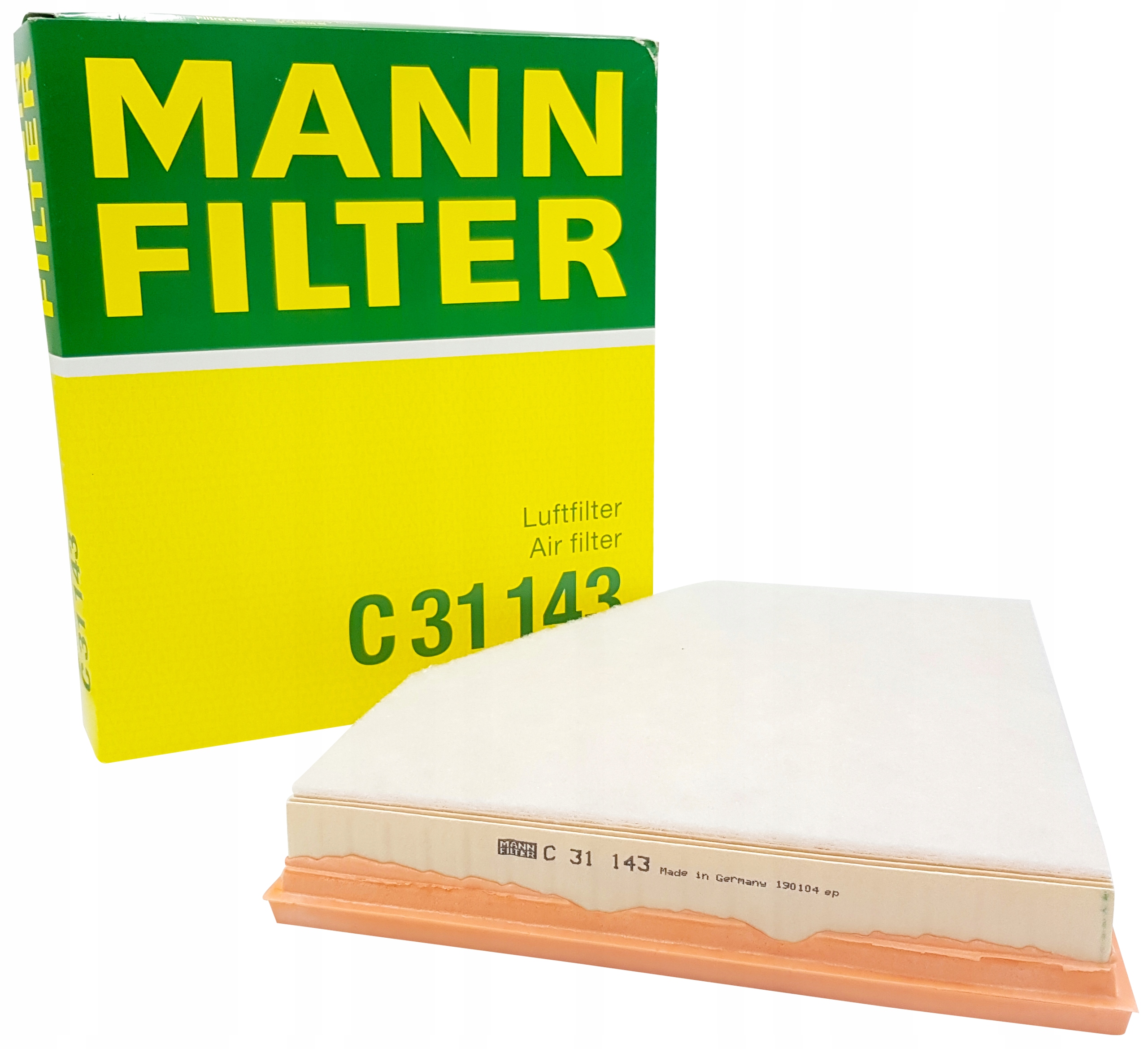 31 143 - BMW 5 E60 E61 6 E63 E64 2.0 3.0 D повітряний фільтр