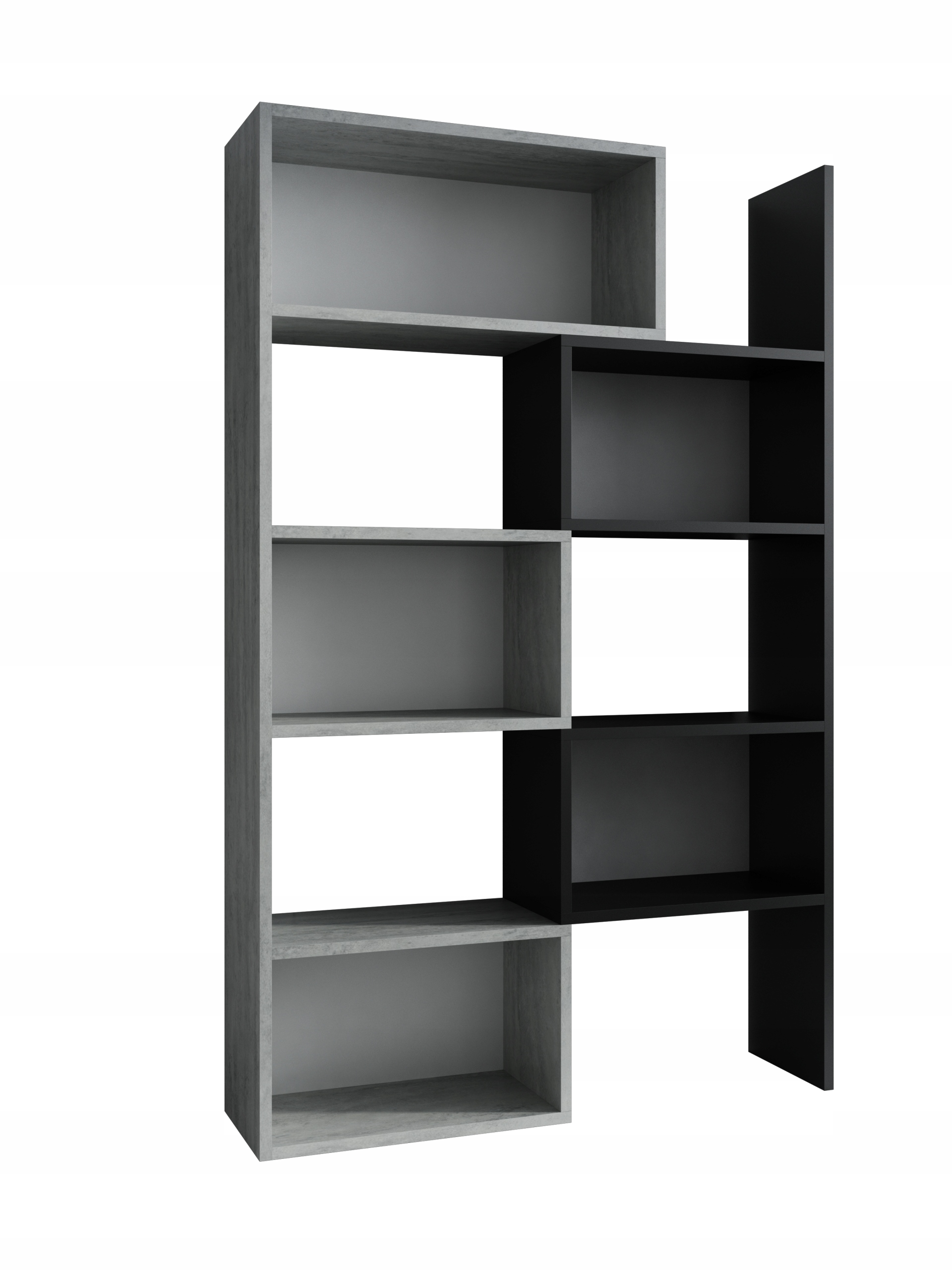 NOWOCZESNY REGAŁ ROZSUWANY Szerokość mebla 116 cm