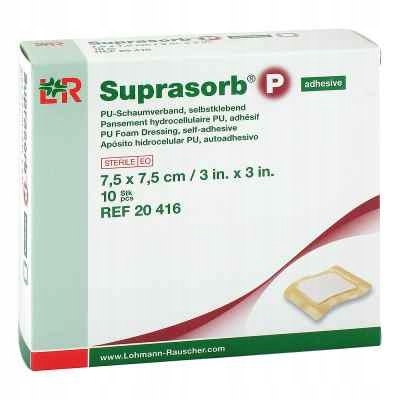 

Suprasorb P odleżyny 7,5x7,5 pianka klejony