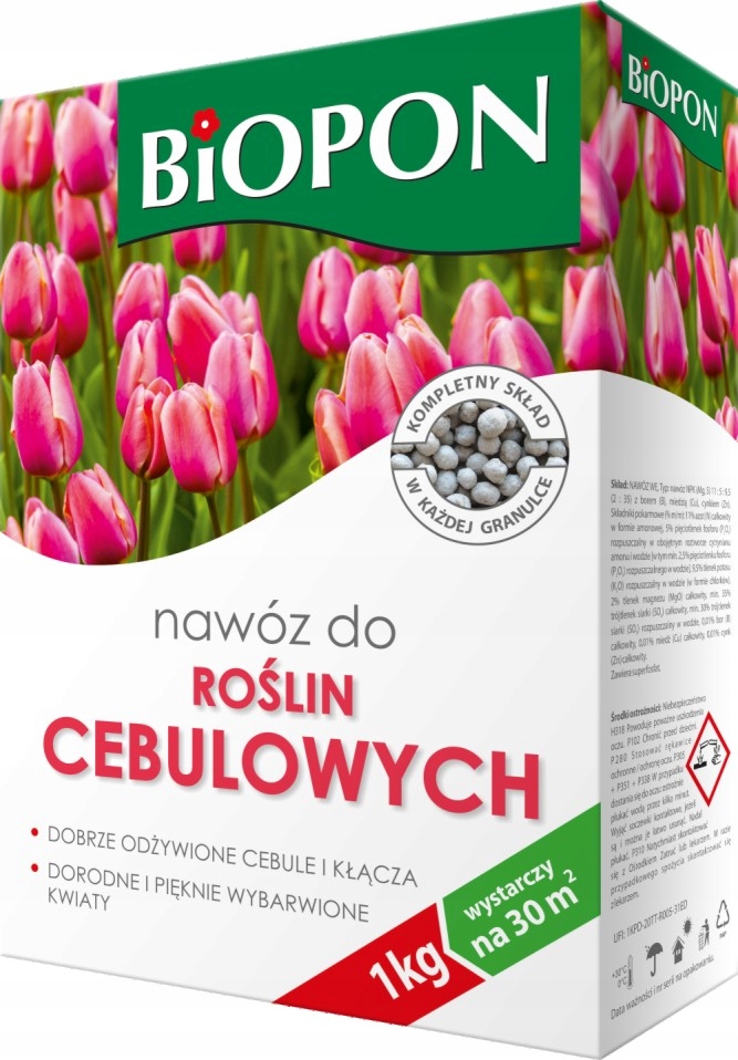 Biopon DO ROŚLIN CEBULOWYCH 1kg nawóz