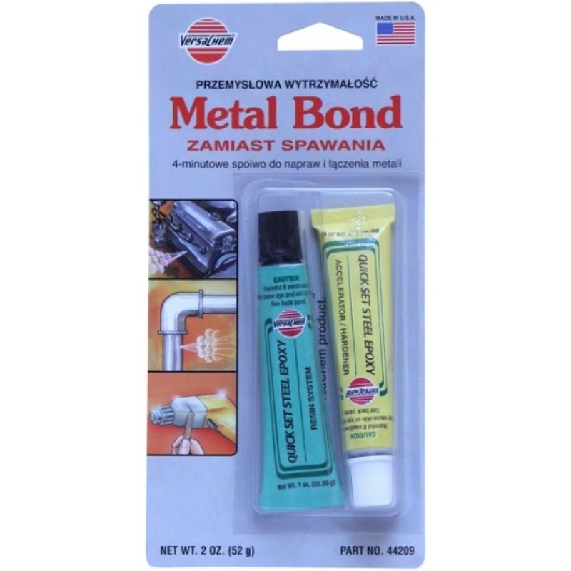 Versachem Metal Bond 57g dwuskładnikowy klej epoksydowy do stali metali.
