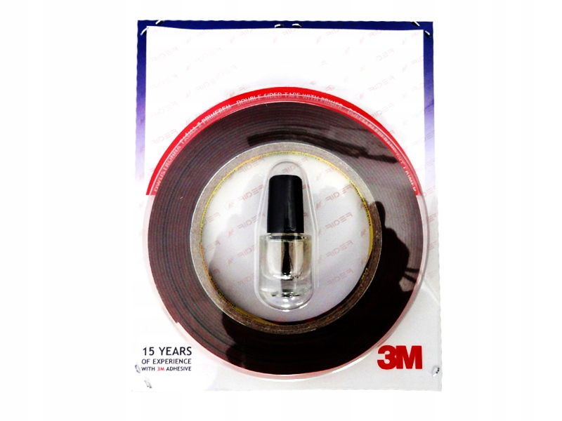 

Zestaw Mocna Taśma Klejąca Dwustronna 3M Primer