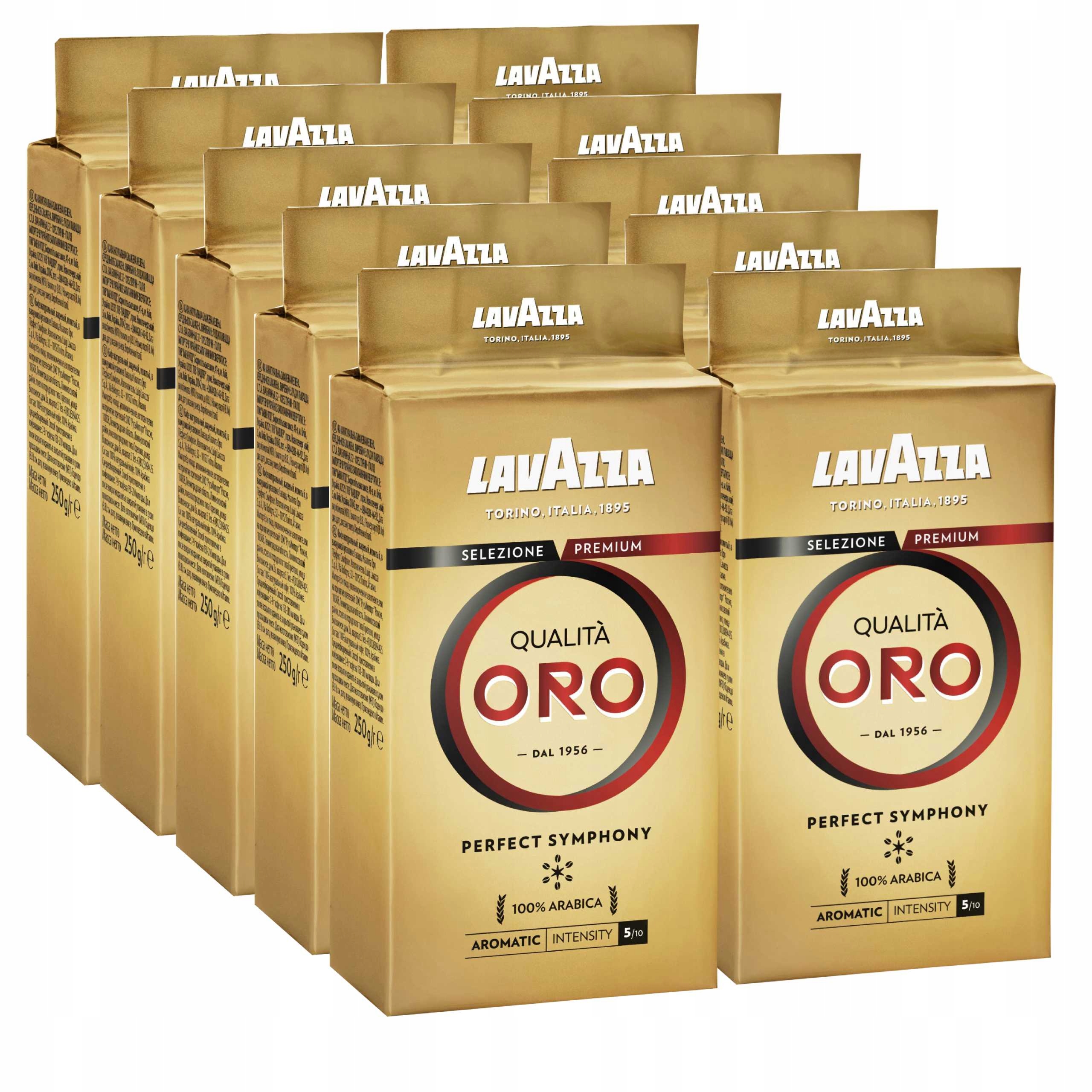 Levně Mletá káva Lavazza Qualita Oro 10x250 g