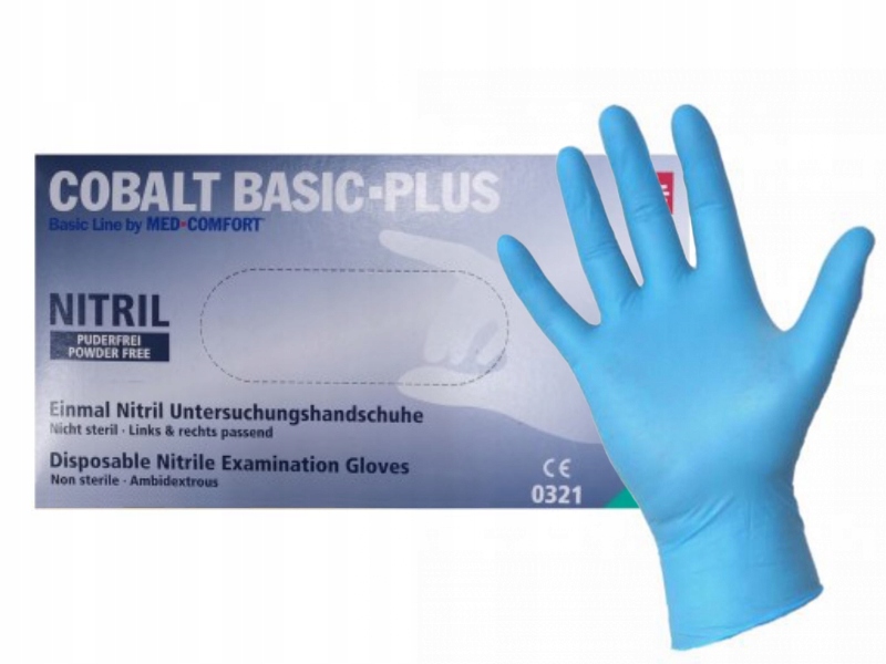 

Rękawiczki Nitrylowe Niebieskie 200szt. Rozmiar S