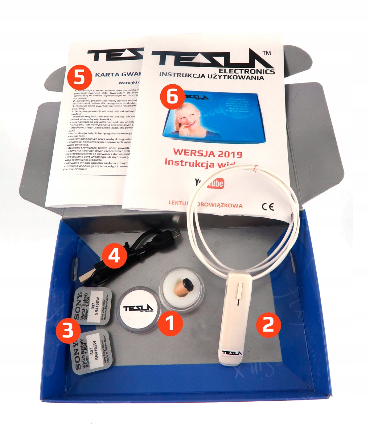 Mikrosłuchawka TESLA BLUETOOTH mikro słuchawka! BT Marka inna